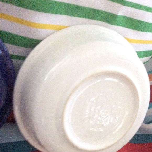 Fiestaware Pair of Soup Bowls Cobalt Blue & white - Picture 9 of 14